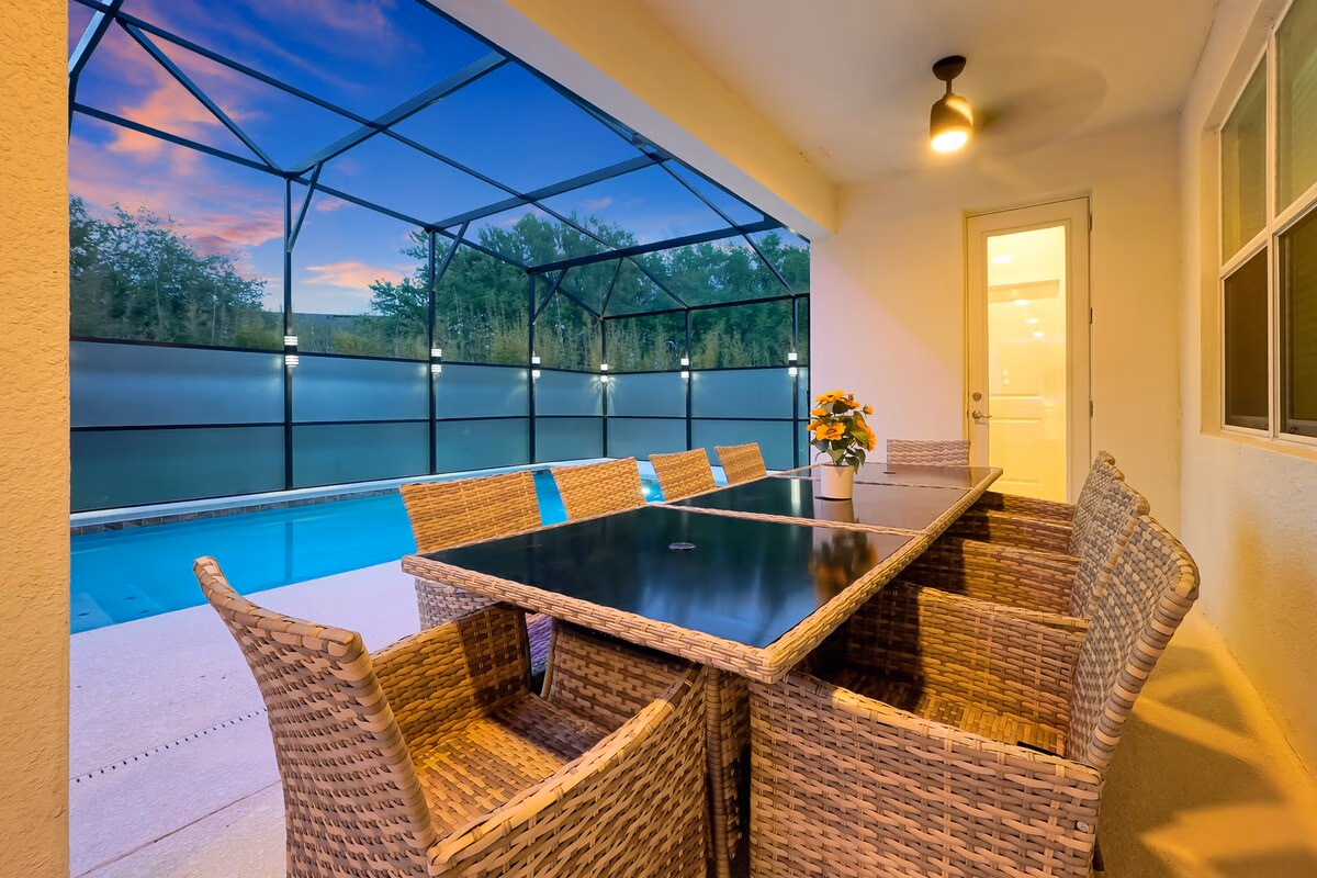 Covered patio